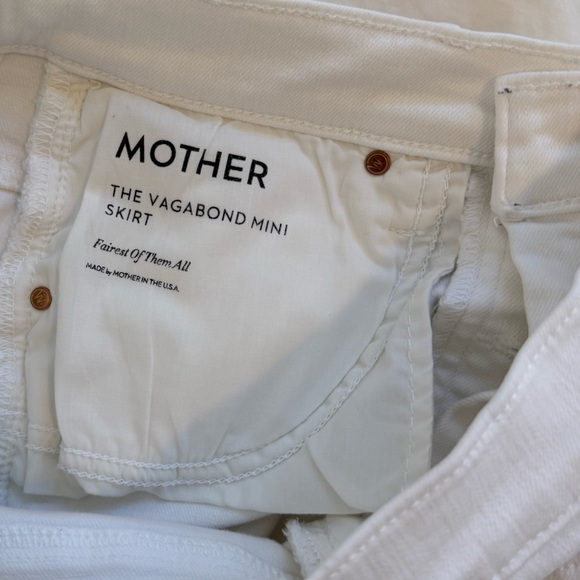 Mother Denim Mini Skirt White size 26 - Picture 7 of 8